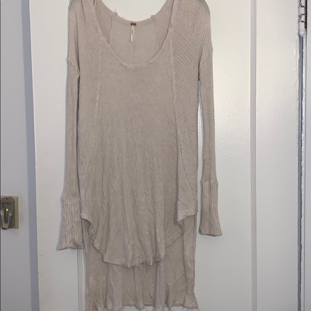 Free people beige sweater (size L)